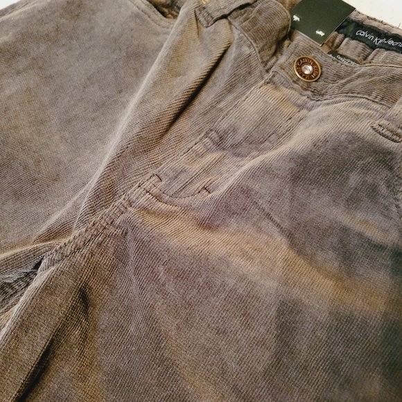 BNEW Calvin Klein jeans corduroy dark green - Picture 7 of 9